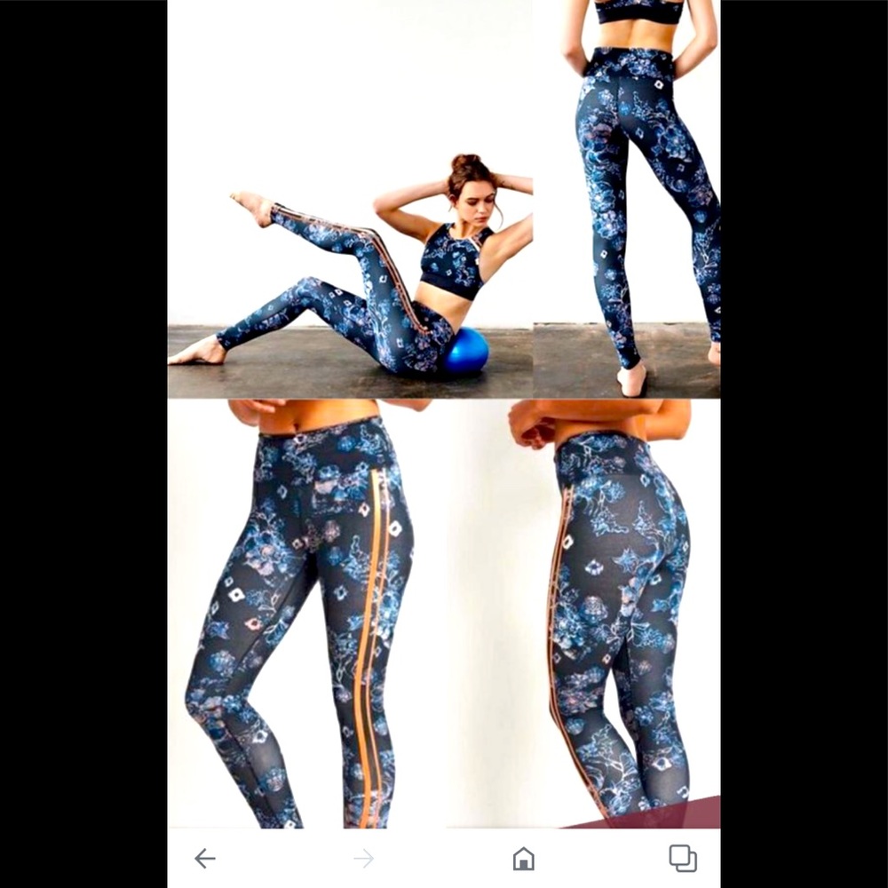 Free People Movement Free Style Leggings High-Rise Navy
